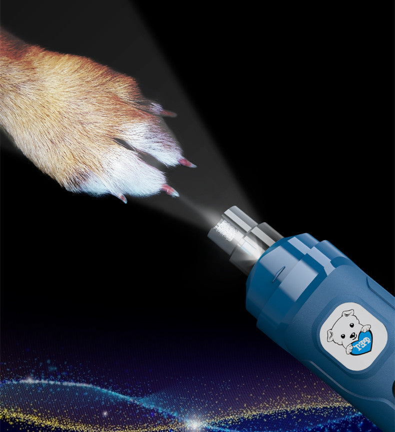 KFX-6934333 Pet Electric Nail Grinder - Rechargeable Nail File for Smooth and Safe Pet Nail Care