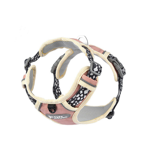 KFX-6935613 Adjustable Chest Strap Traction Rope Dog Chain - Multiple Sizes and Colors Available
