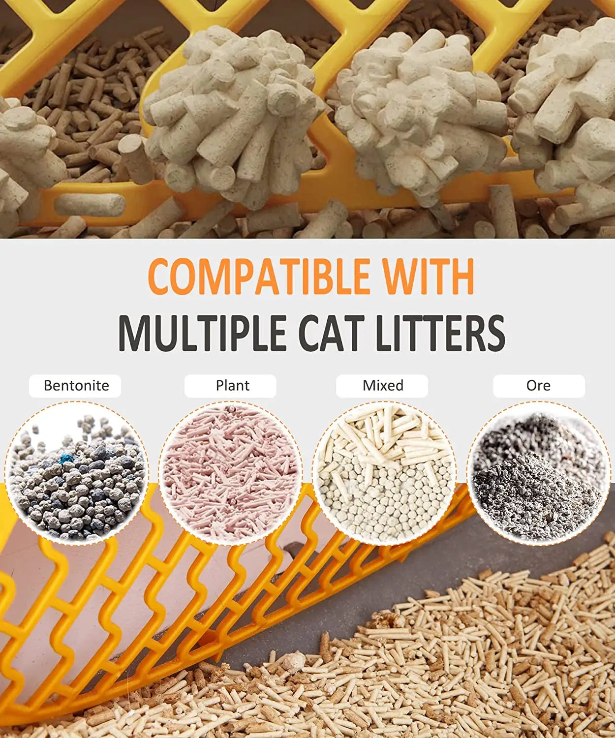 KFX-693971 Automatic Self-Cleaning Cat Litter Box with Large Capacity and Smart Features