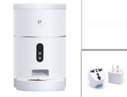 KFX-6940093 Automatic Pet Food Dispenser with Camera and APP Control, 4L Capacity, 1080P HD Video, Ideal for Cats and Dogs