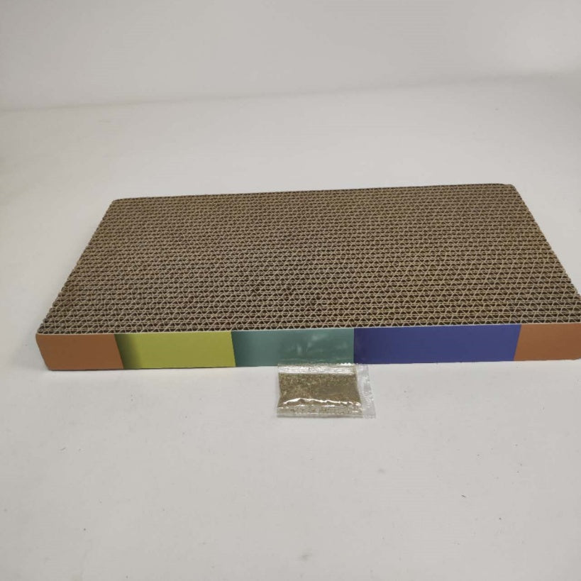 KFX-6942269 Cartoon-Themed Rectangular Cat Scratching Post and Grab Board