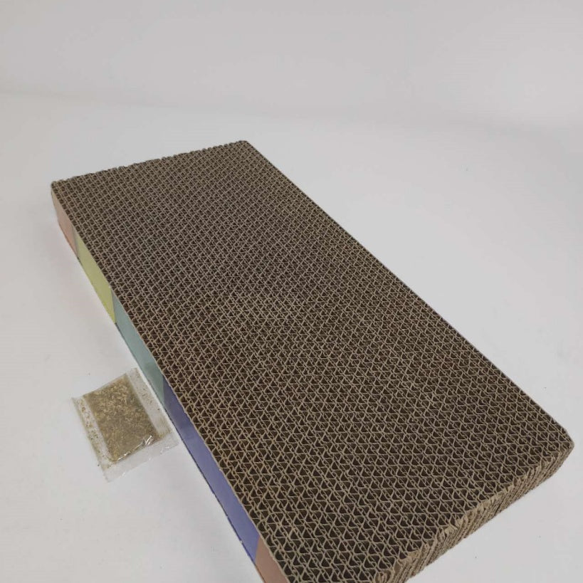 KFX-6942269 Cartoon-Themed Rectangular Cat Scratching Post and Grab Board