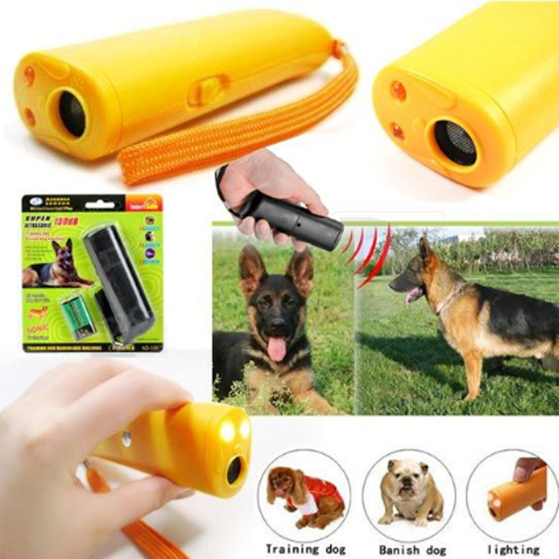 KFX-6945341 Ultrasonic Dog Trainer & Repellent with Strong Light Function