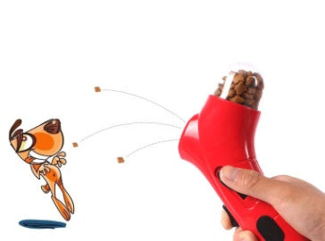 KFX-6945853 Pet Treat Catapult Feeder for Dogs and Cats - Portable & Fun Interactive Toy