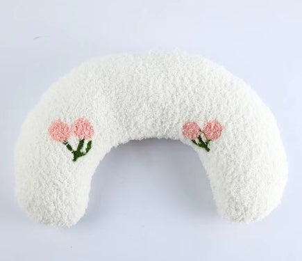 KFX-6948669 U-Shaped Cat and Dog Pillow for Cervical Spine Support, Plush Toy in Various Patterns