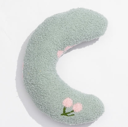 KFX-6948669 U-Shaped Cat and Dog Pillow for Cervical Spine Support, Plush Toy in Various Patterns