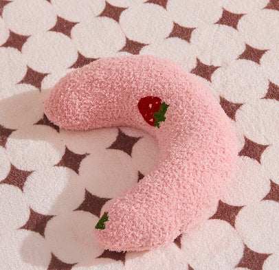 KFX-6948669 U-Shaped Cat and Dog Pillow for Cervical Spine Support, Plush Toy in Various Patterns