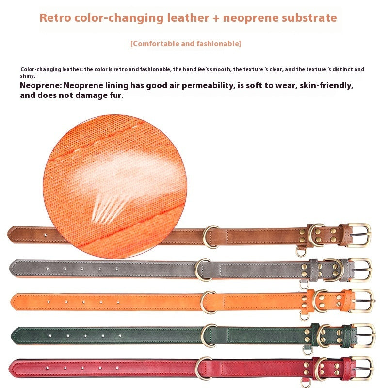KFX-6949821 Engraved Anti-Lost Nameplate Dog Collar with Breathable Harness and Leash Options
