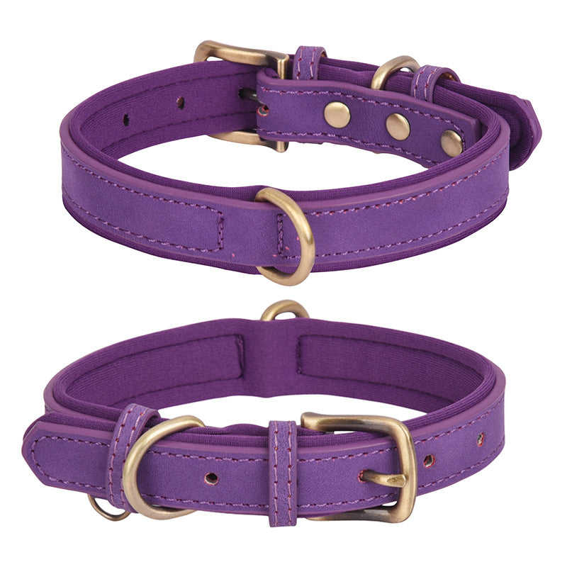 KFX-6949821 Engraved Anti-Lost Nameplate Dog Collar with Breathable Harness and Leash Options