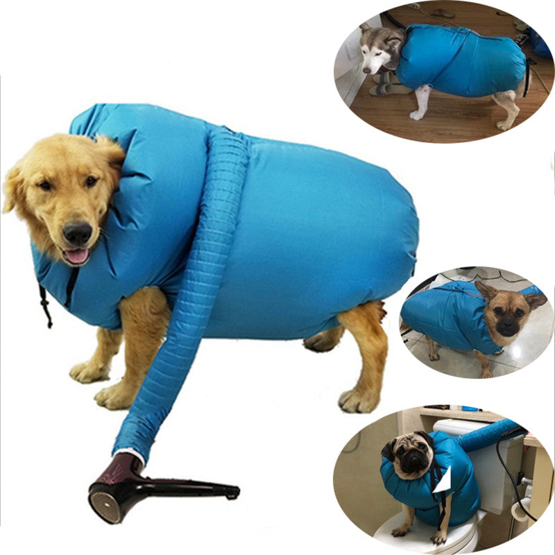 KFX-6951997 Pet Dryer Bag for Small, Medium, and Large Dogs - Quick Drying Solution with Household Hairdryer