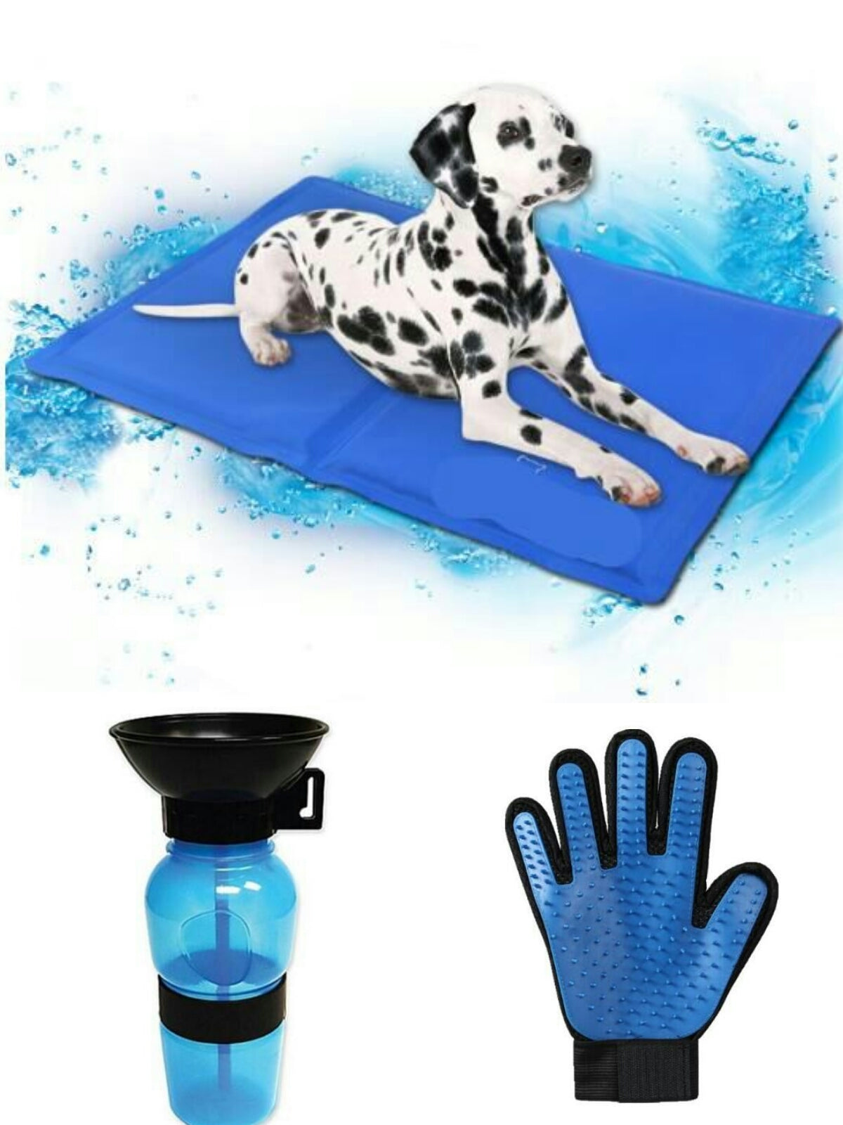 KFX-6953661 Portable Water Bottle for Dogs and Cats - Leak-Proof Outdoor Drinking Solution in Blue, Pink, and Brown