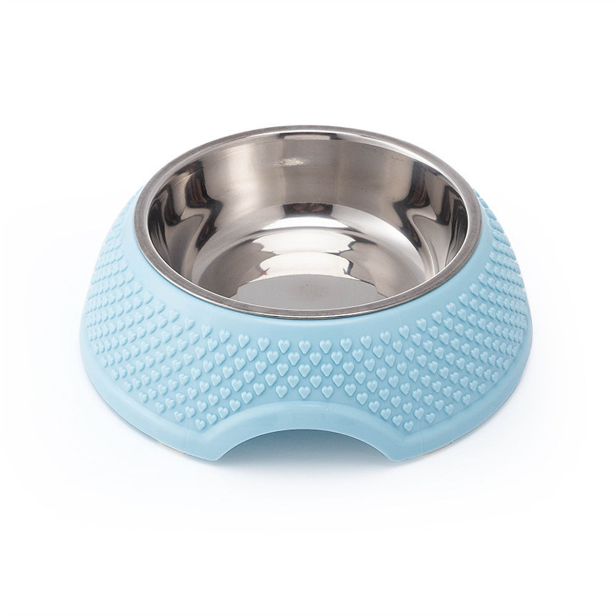 KFX-6955069 Stainless Steel Cat and Dog Bowl with Non-Slip Base for Food and Water - 19cm