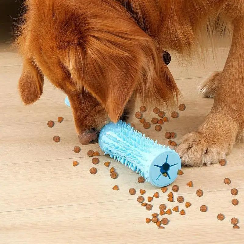 KFX-6956221 Suction Cup Interactive Dog Chew Ball Toy with Food Dispenser for Aggressive Chewers