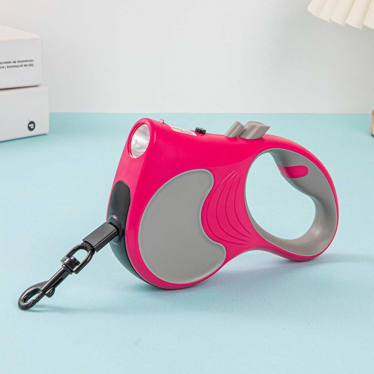 KFX-6957373 Automatic Retractable Pet Leash with Integrated Light - Multiple Colors Available