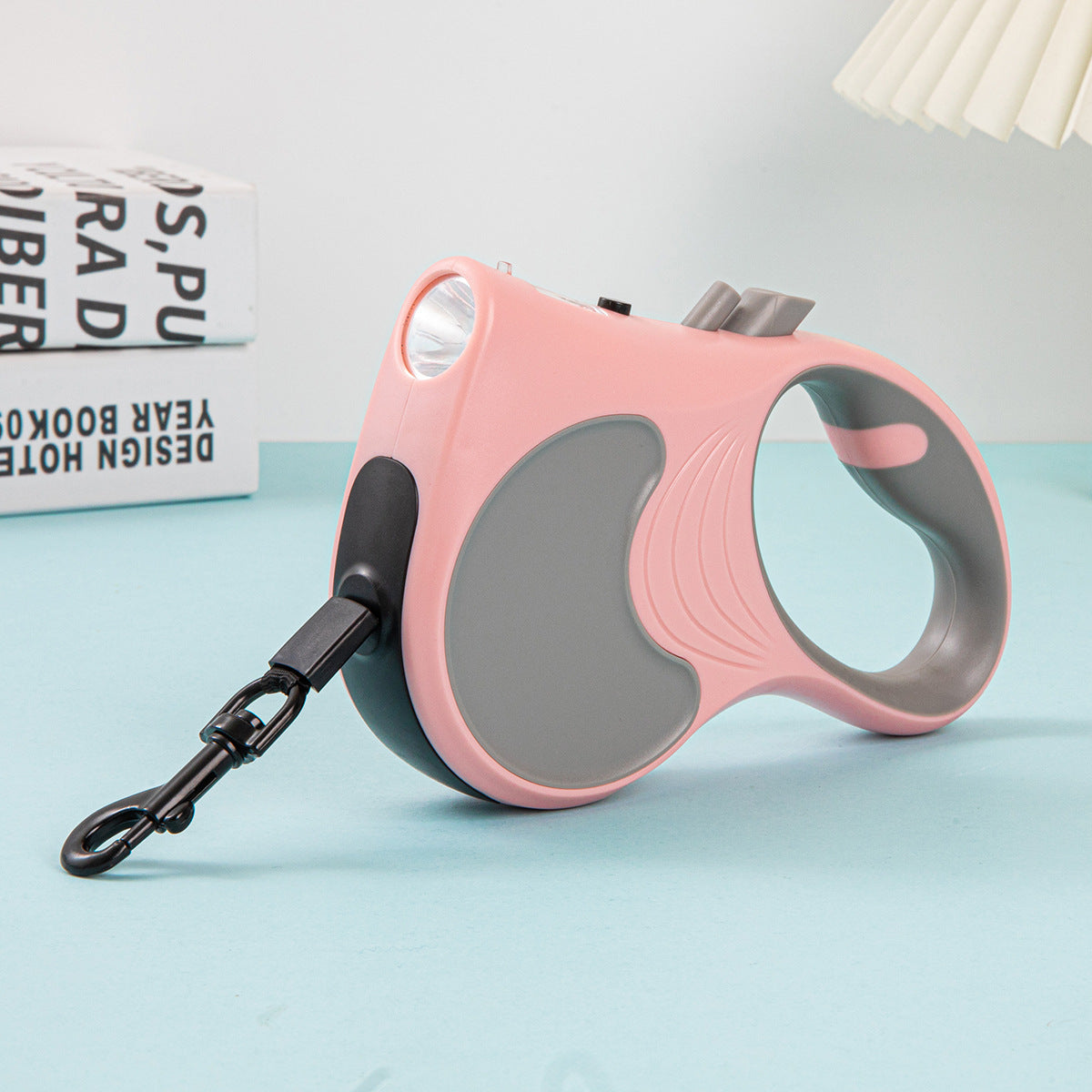 KFX-6957373 Automatic Retractable Pet Leash with Integrated Light - Multiple Colors Available