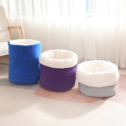 KFX-6957629 Cozy Winter Semi-Enclosed Cat Nest – Small & Large Sizes Available
