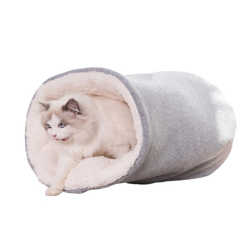 KFX-6957629 Cozy Winter Semi-Enclosed Cat Nest – Small & Large Sizes Available