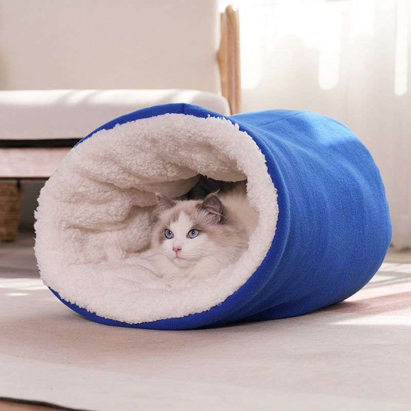 KFX-6957629 Cozy Winter Semi-Enclosed Cat Nest – Small & Large Sizes Available