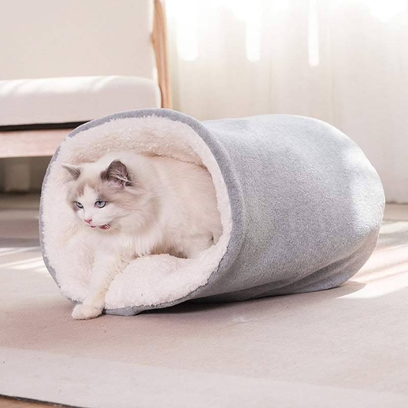 KFX-6957629 Cozy Winter Semi-Enclosed Cat Nest – Small & Large Sizes Available