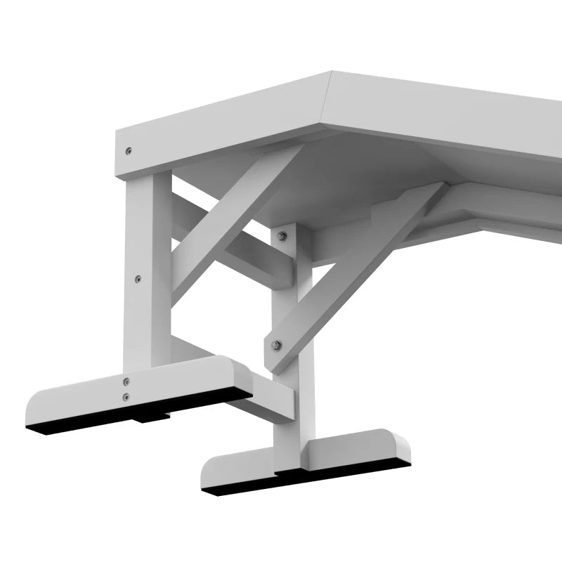 KFX-6959037 Pet Ramp for Dogs and Cats with Non-Slip Carpet Surface, White Pine Wood, Suitable for Limited Mobility Pets