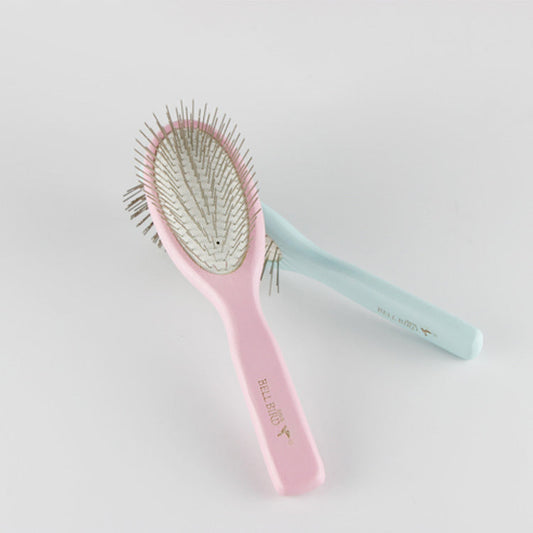 KFX-6959165 Long Haired Pet Grooming Comb - Solid Wood Handle with Stainless Steel Pins
