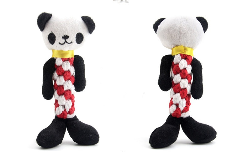 KFX-6964157 Plush Dog Molar Toy with Sound – Soft Cotton-Filled Animal Shapes