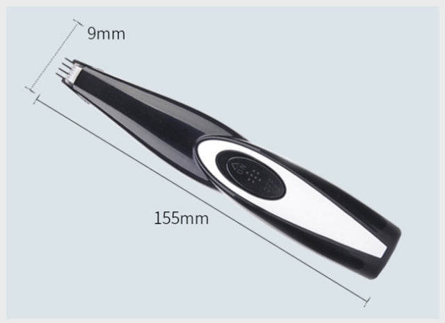 KFX-6964925 Mini Hair Clippers for Small Pets with USB Charging and Battery Operation