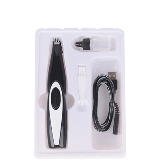 KFX-6964925 Mini Hair Clippers for Small Pets with USB Charging and Battery Operation
