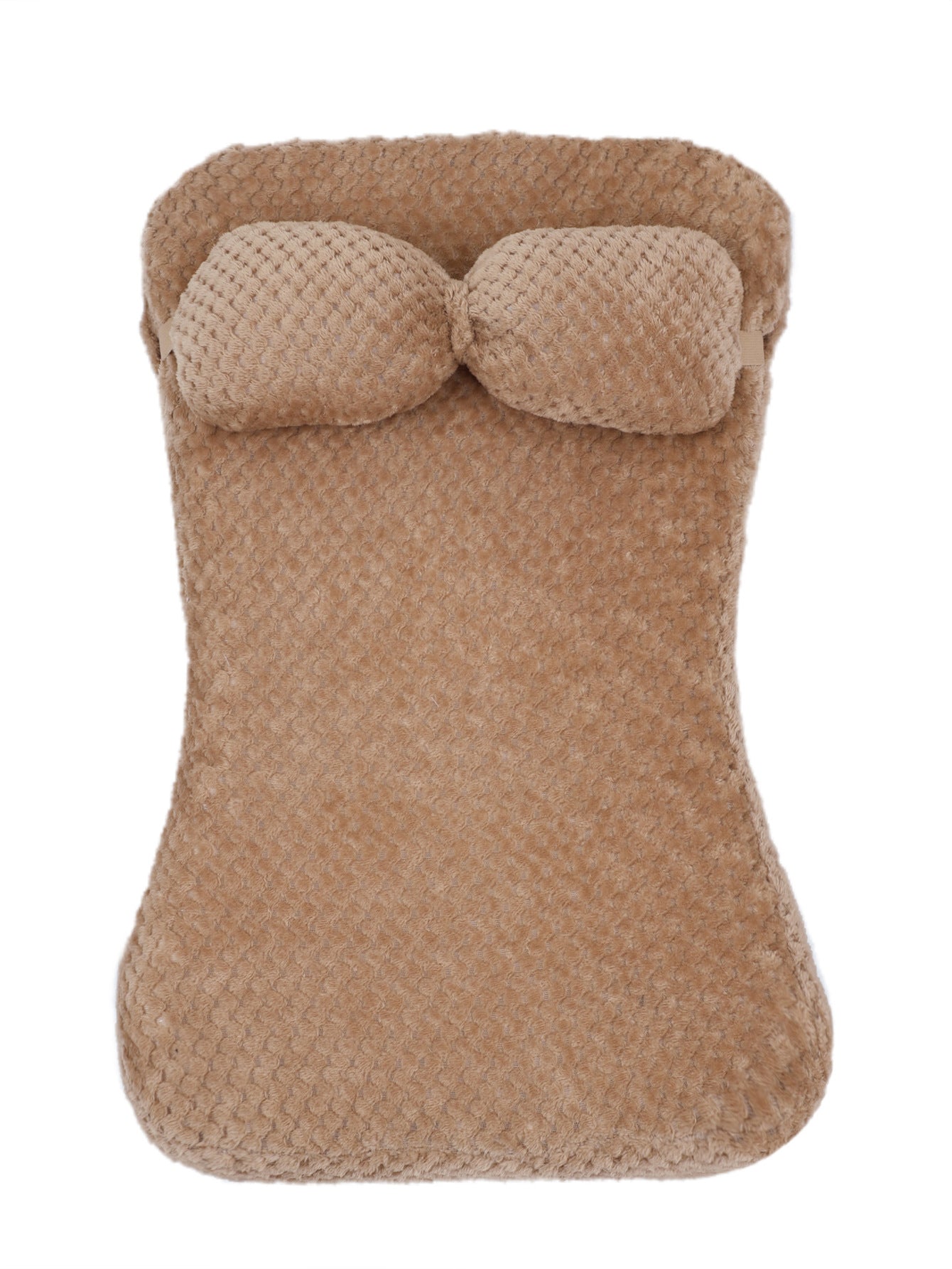 KFX-6965181 Calming Soft Plush Pet Bed Mat with Pillow for Dogs and Cats - Large Size