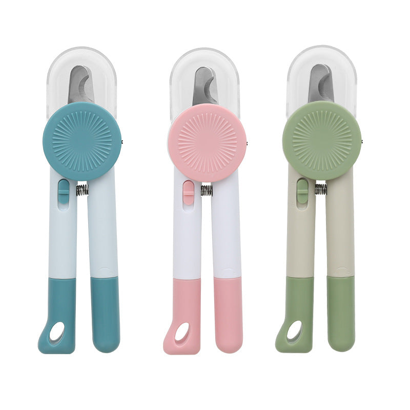KFX-6967101 Pet Nail Clippers with Anti-Blood Position for Dogs - Solid Color Options Available