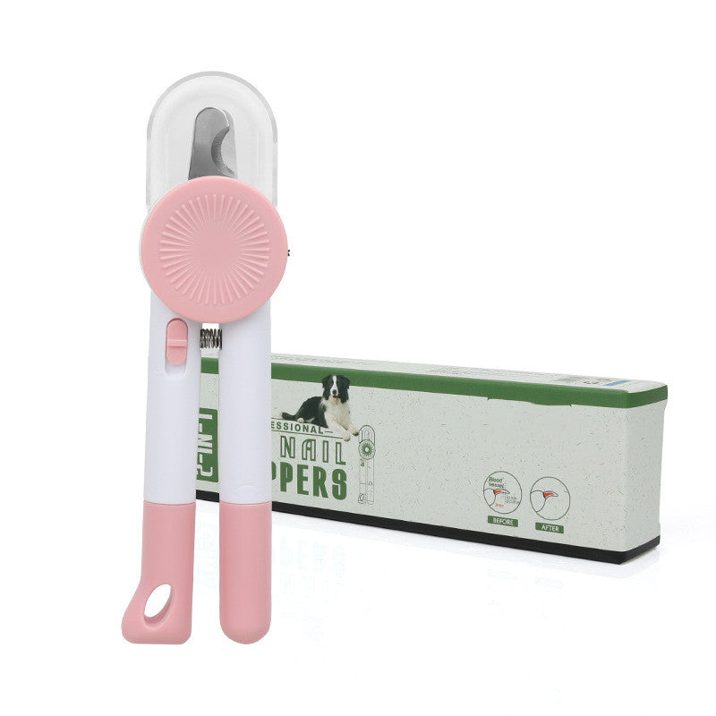 KFX-6967101 Pet Nail Clippers with Anti-Blood Position for Dogs - Solid Color Options Available