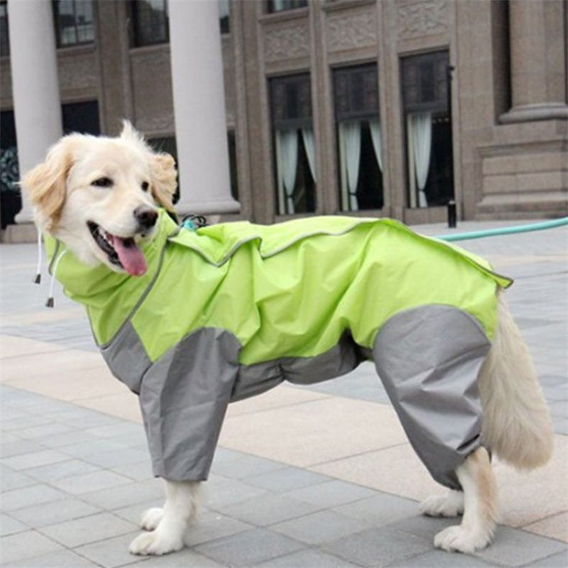 KFX-6967485 Waterproof Raincoat for Four-Legged Pets - Durable Plastic Material