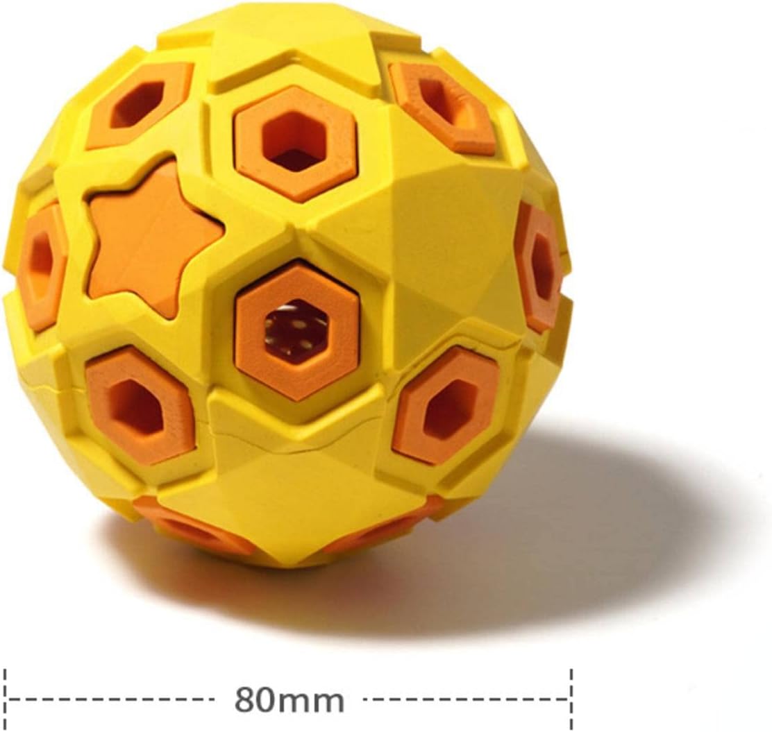 KFX-6970557 Durable Molar Dog Toy with Sound for Large Breeds - Eco-Friendly Rubber Chew Toy