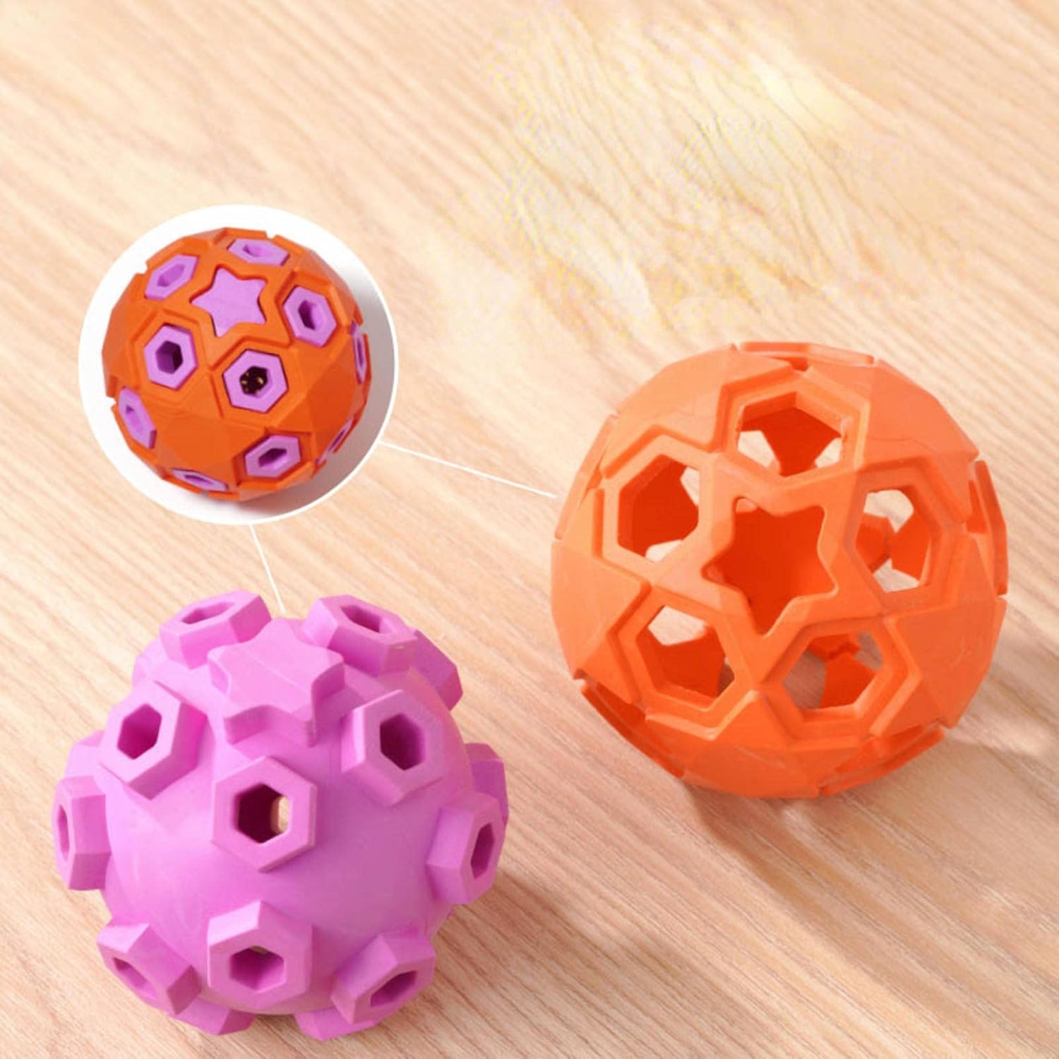 KFX-6970557 Durable Molar Dog Toy with Sound for Large Breeds - Eco-Friendly Rubber Chew Toy