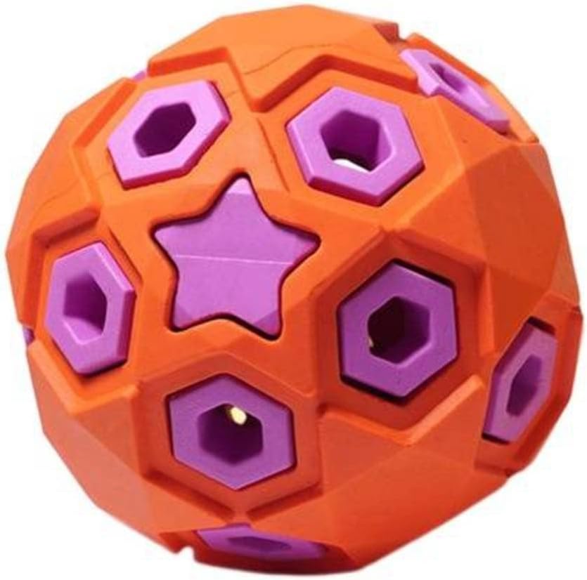 KFX-6970557 Durable Molar Dog Toy with Sound for Large Breeds - Eco-Friendly Rubber Chew Toy