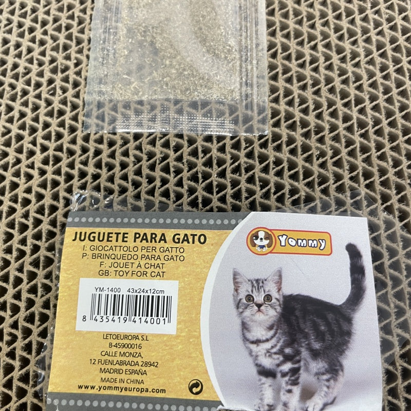 KFX-6975037 Cartoon Themed Cat Scratching Post with Paper Box for Playful Kitties