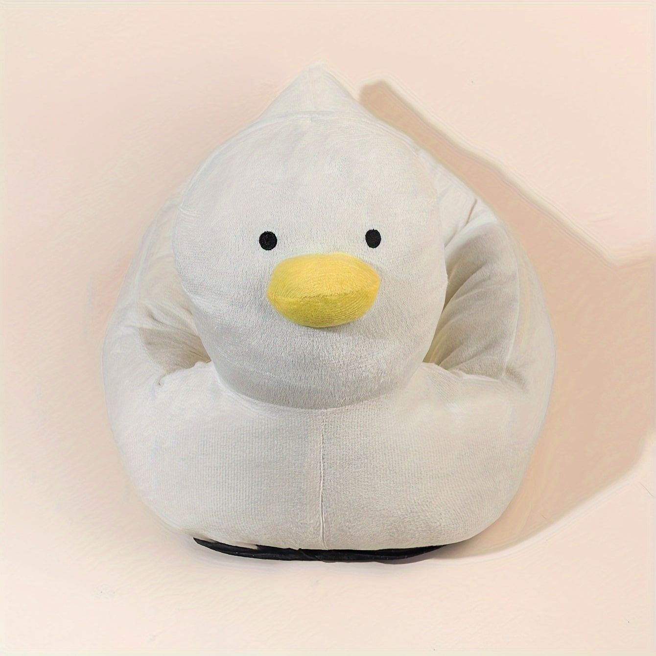 KFX-6976317 Duck-Shaped Fluffy Pet Bed Sofa for Small Dogs and Cats - Soft Polyester, Unique Design, Comfortable Sleeping Nest for All Seasons