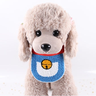 KFX-6977213 Knit Saliva Towel Scarf for Dogs and Cats, Adjustable Size 28-64cm, Suitable for All Seasons