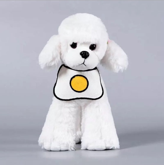 KFX-6977213 Knit Saliva Towel Scarf for Dogs and Cats, Adjustable Size 28-64cm, Suitable for All Seasons