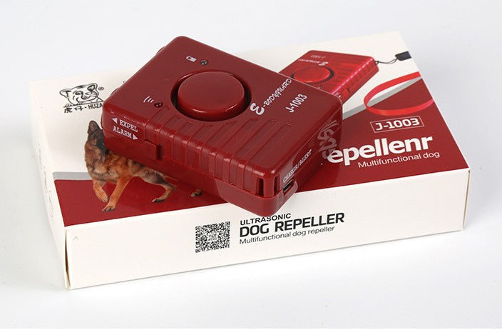 KFX-6978109 Ultrasonic Dog Dispeller with Personal Alarm and Flashlight Function