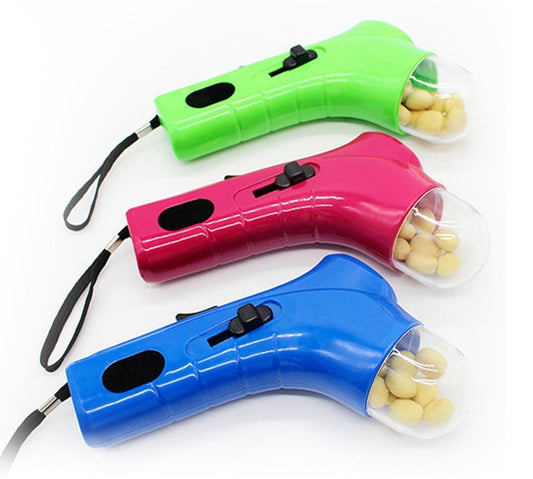 KFX-6978621 Interactive Dog Snack Feeder Training Tool - Lightweight PP Plastic in Blue, Rose Red, Green