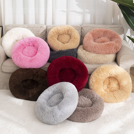 KFX-6978877 Cozy Plush Cotton Pet Bed for Dogs - Multiple Sizes Available