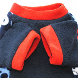 KFX-6979901 Warm Polar Fleece Hoodie for Pets - Autumn and Winter Clothing in Multiple Stylish Designs
