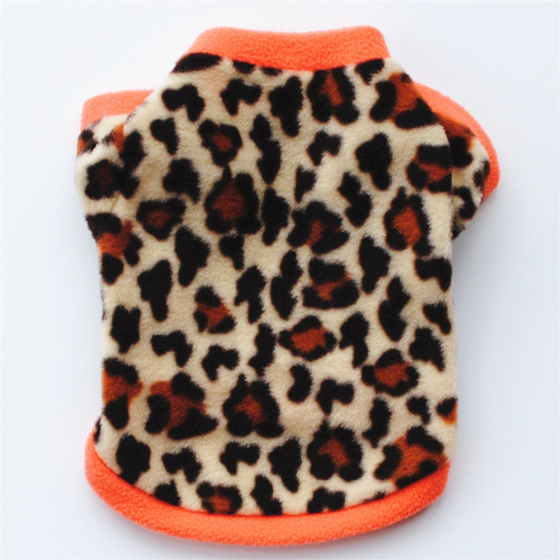 KFX-6979901 Warm Polar Fleece Hoodie for Pets - Autumn and Winter Clothing in Multiple Stylish Designs