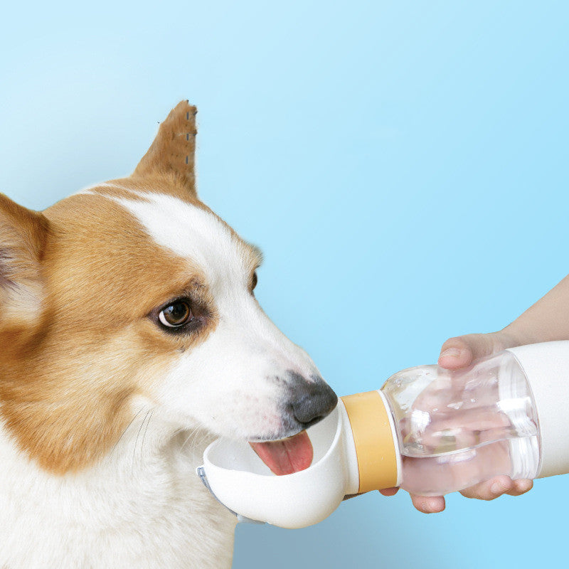 KFX-6980669 Portable Dog Water Cup with Wide Opening – Safe, Easy-to-Clean Pet Drinking Flask