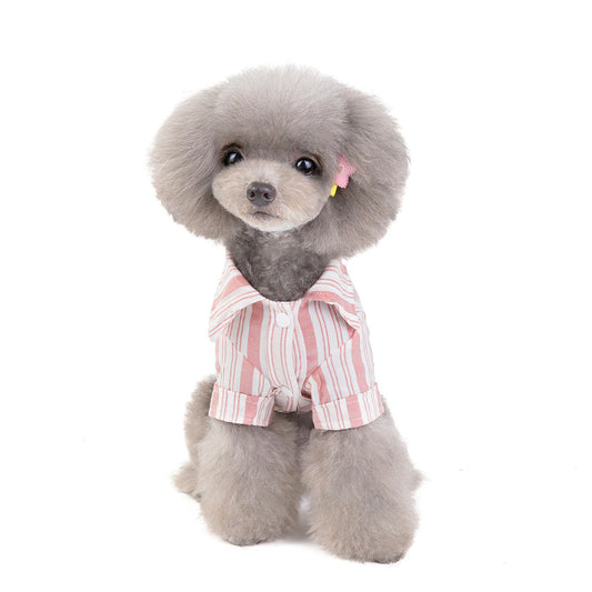 KFX-6984765 Cotton Casual Shirt for Dogs and Cats - Comfortable Pet Apparel