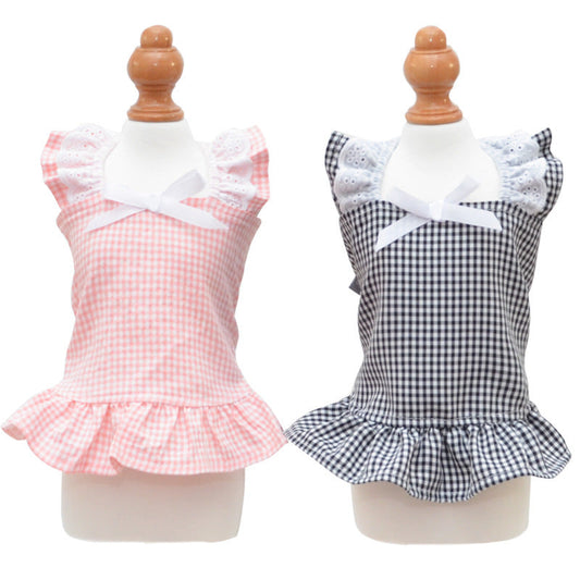 KFX-6986941 Cute Dog and Cat Skirt Vest with Sunscreen Protection in Various Colors and Sizes