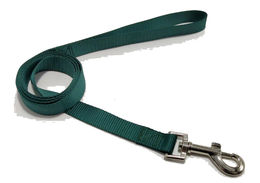 KFX-6990141 Durable Solid Color Nylon Dog Leash - Multiple Color Options Available