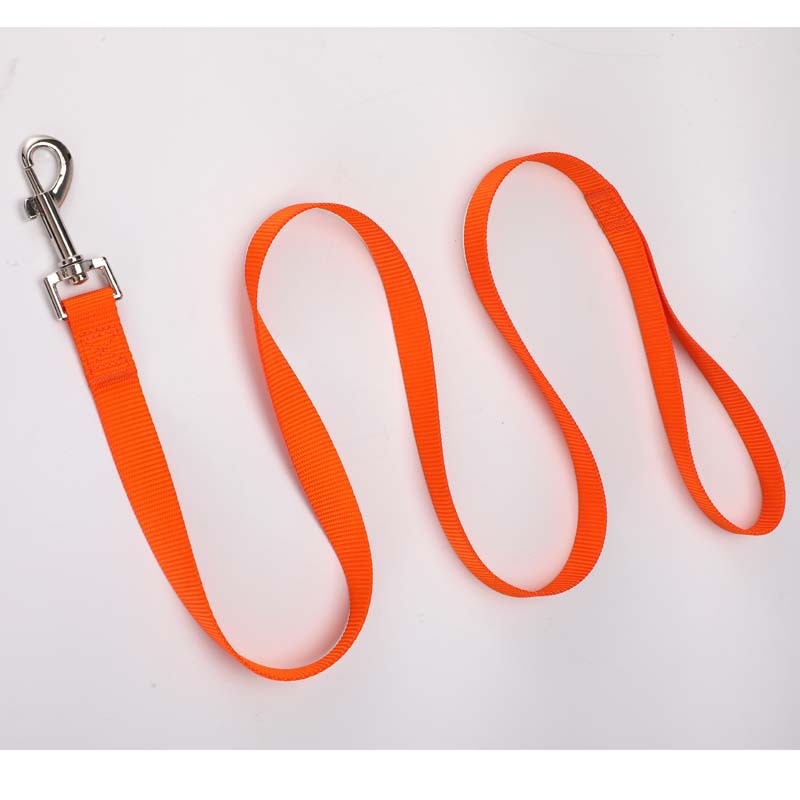 KFX-6990141 Durable Solid Color Nylon Dog Leash - Multiple Color Options Available
