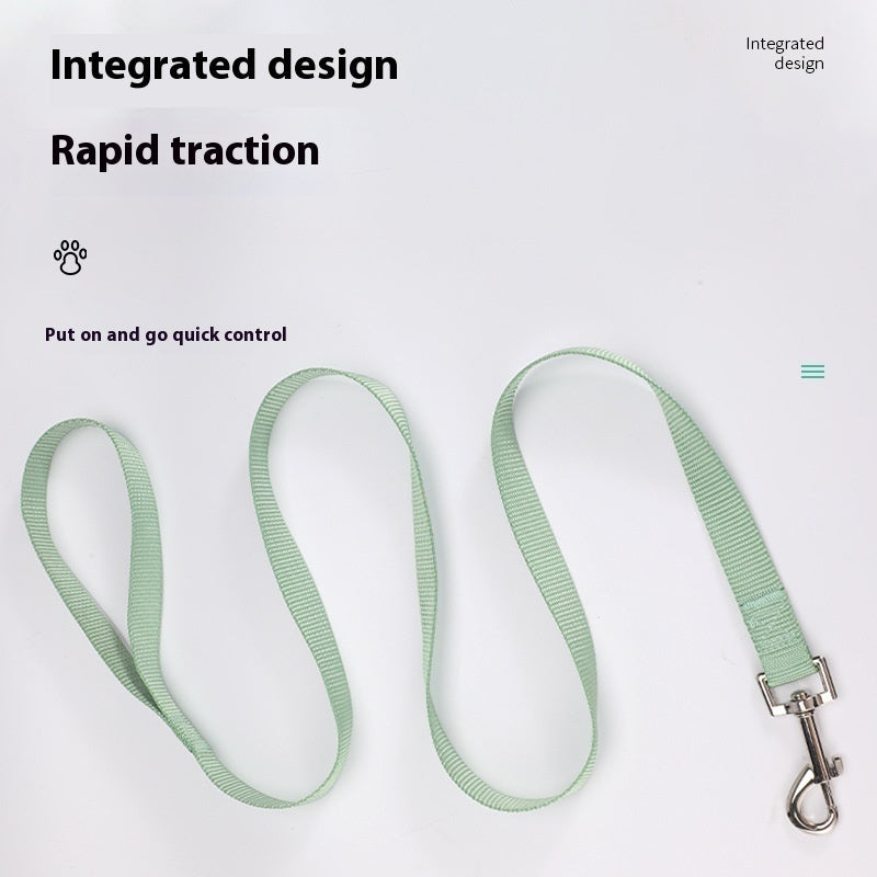 KFX-6990141 Durable Solid Color Nylon Dog Leash - Multiple Color Options Available